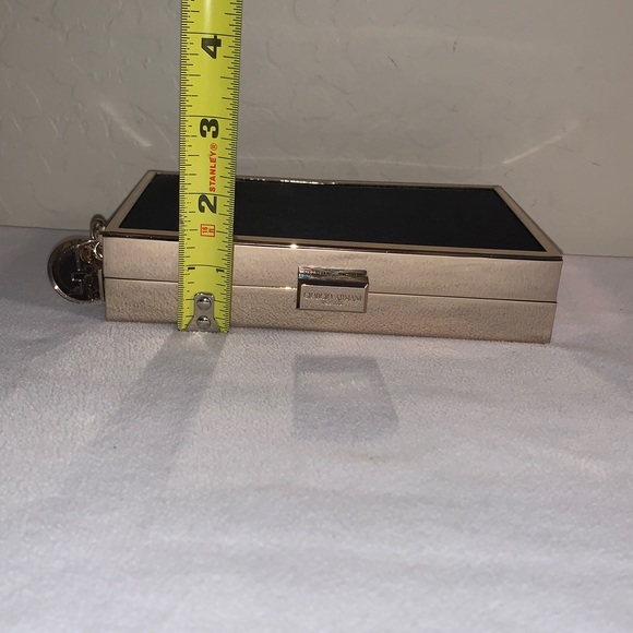 GIORGIO ARMANI BRAND NEW GORGEOUS STEEL BOX WITH PINK LINING AND PROTECTIVE BAG - Picture 12 of 15